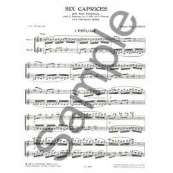 Pierre Max Dubois: 6 Caprices (Saxophones 2)