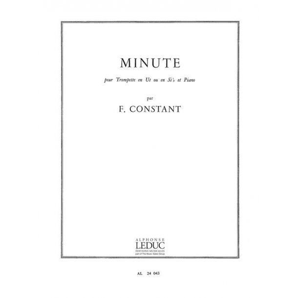 Franz Constant: Minute (Trumpet & Piano)