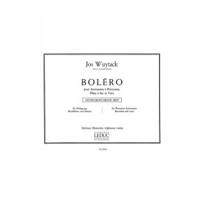 Wuytack Bolero Recorder Voice & Percussion Instrument Book