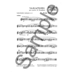 Pierre Max Dubois: Variations (Saxophones 4)