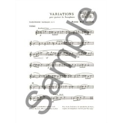 Pierre Max Dubois: Variations (Saxophones 4)