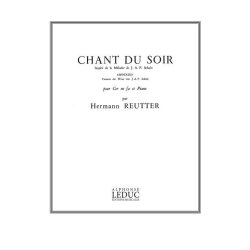 Hermann Reutter: Chant du Soir (Horn & Piano)