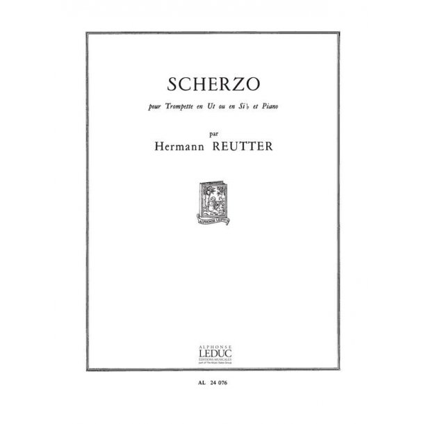 Hermann Reutter: Scherzo (Trumpet & Piano)