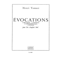 Tomasi Henri Evocations Cor Anglais Solo Book