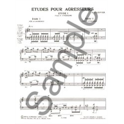 Alain Louvier: Etudes pour Agresseurs Vol.1 (Piano solo)