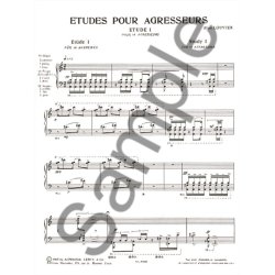 Alain Louvier: Etudes pour Agresseurs Vol.1 (Piano solo)