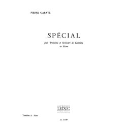 Pierre Gabaye: Sp&eacute;cial (Trombone & Piano)