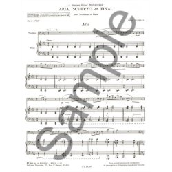 Jean Emmanuel Aubain: Aria, Scherzo et Final (Trombone & Piano)