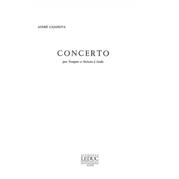 Andr&eacute; Casanova: Concerto (Trumpet & Piano)