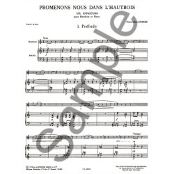 Pierre Max Dubois: Promenons-nous dans l'Hautbois (Oboe & Piano)