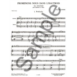 Pierre Max Dubois: Promenons-nous dans l'Hautbois (Oboe & Piano)