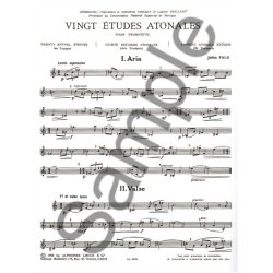 Julien Falk: 20 Etudes atonales (Trumpet solo)