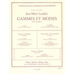 Jean-Marie Londeix: Gammes et M&ocirc;des Vol.1 (Saxophone solo)