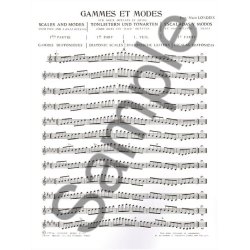 Jean-Marie Londeix: Gammes et M&ocirc;des Vol.1 (Saxophone solo)