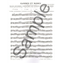 Jean-Marie Londeix: Gammes et M&ocirc;des Vol.1 (Saxophone solo)