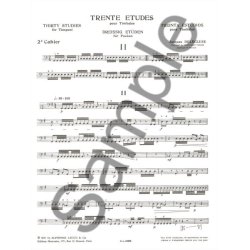 Jacques Del&eacute;cluse: 30 Etudes pour Timbales Vol.2 (Percussion solo)