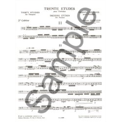 Jacques Del&eacute;cluse: 30 Etudes pour Timbales Vol.2 (Percussion solo)