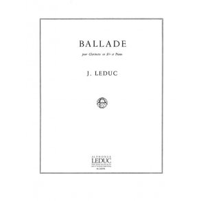 Jacques Leduc: Ballade (Clarinet & Piano)