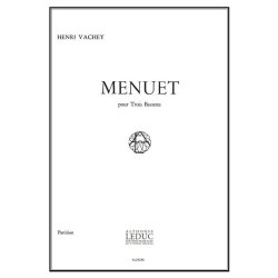 Henri Vachey: Menuet (Bassoons 3)