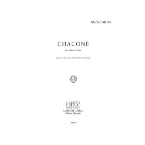 Michel Merlet: Chacone Op.16 (Flute & Piano)