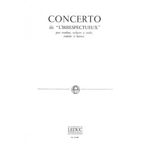 Pierre Max Dubois: Concerto dit 'l'Irrespectueux' (Trombone & Piano)