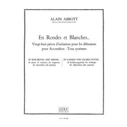 Abbott En Rondes Et Blanches Accordion Book