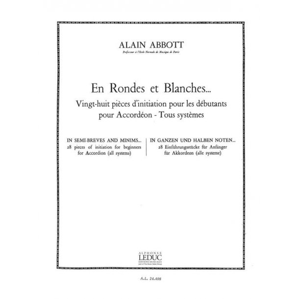 Abbott En Rondes Et Blanches Accordion Book