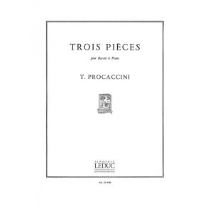 T. Procaccini: 3 Pièces (Bassoon & Piano)