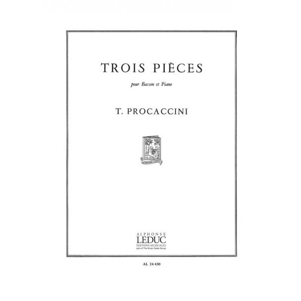 T. Procaccini: 3 Pi&egrave;ces (Bassoon & Piano)
