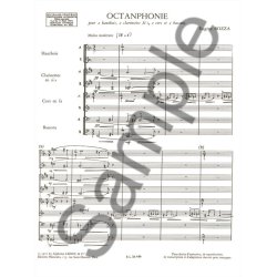 Eug&egrave;ne Bozza: Octanphonie (Ensemble-Wind 8 or more)