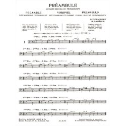 Pichaureau G. Galieg Preambule Premier Du Tromboniste Trombone Book