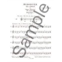 Le Prev Musiques Volume 1 Degre Debutants 118 Exercices Book