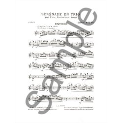 Eug&egrave;ne Bozza: Trio serenade (Flute, Clarinet, Bassoon)