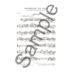 Eug&egrave;ne Bozza: Trio serenade (Flute, Clarinet, Bassoon)