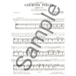 Fran&ccedil;ois Dupin: Courtes Pi&egrave;ces Vol.2 (Percussion(s) & Piano)