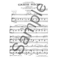 Fran&ccedil;ois Dupin: Courtes Pi&egrave;ces Vol.4 (Percussion(s) & Piano)