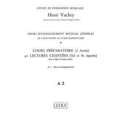 Vachey Cours Enseignt Musical General 2eme Annee Prep Deb S Ac A2 Book