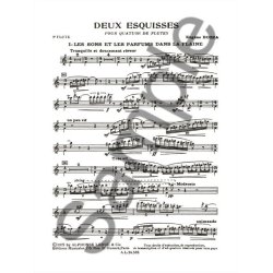 Eug&egrave;ne Bozza: 2 Esquisses (Flutes 4)