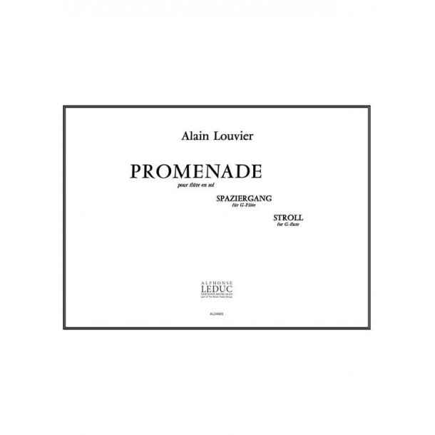 Alain Louvier: Promenade (Flute solo)