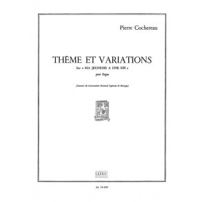 Pierre Cochereau: Thème et Variations sur 'Ma Jeunesse a une Fin' (Organ)