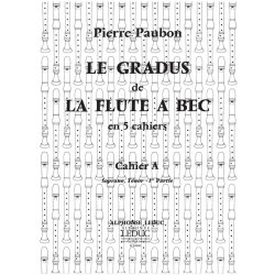 Pierre Paubon: Le Gradus de la Fl&ucirc;te &agrave; Bec Vol.A (sop/ten) (Recorder solo)