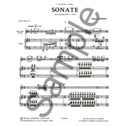 Edison Denisov: Sonate (Saxophone-Alto & Piano)