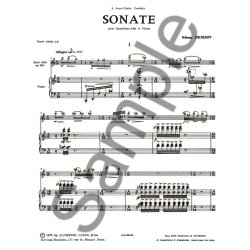 Edison Denisov: Sonate (Saxophone-Alto & Piano)