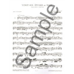 Cyrille Rose: 26 &Eacute;tudes (Clarinet)