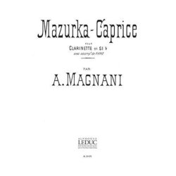 Aurelio Magnani: Mazurka-Caprice Pour Clarinette Et Piano