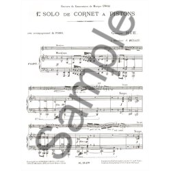 Georges H&uuml;e: Solo No.1 (Bb trpt) (Trumpet & Piano)