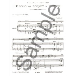 Georges H&uuml;e: Solo No.1 (Bb trpt) (Trumpet & Piano)