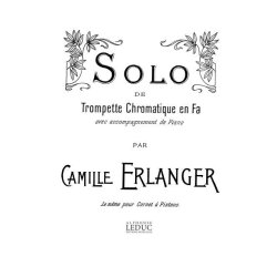 Camille Erlanger: Solo (F trpt) (Trumpet & Piano)