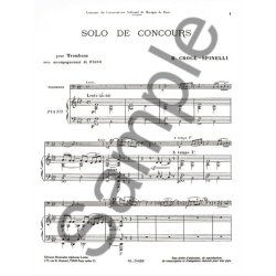 Croce-Spinelli: Solo de Concours (Trombone & Piano)