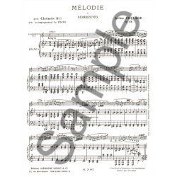 Arthur Coquard: M&eacute;lodie Et Scherzetto Op.68 (Clarinet)